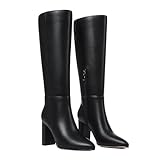 AOSPHIRAYLIAN Knee High Boots Women Calf Boots Pointed...