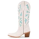 Rhineshell Women's Cowboy Western Cowgirl Boot Mid Calf...