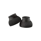 SmartEquine Horse Bell Boots | Pull On Rubber Ribbed...