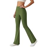 bawilom Flare Leggings for Women Elastic High Waisted...