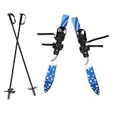 Kids Skis with Poles for Beginners, Cross Country Ski...