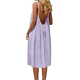 Women's Backless Cami Dresses Fashion Spaghetti Straps...