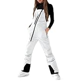 Womens Waterproof SnowPants Ski Bib Overalls Insulated...