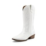 DREAM PAIRS Women's Cowboy Boots Mid Calf Cowgirl Boots...