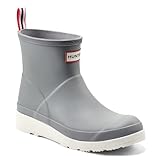 Hunter Women's Play Short Boot Medium Gray 5 Medium