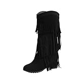 Black Ladies British Style Versatile Thick Soled Winter...