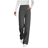 LMSXCT Womens Straight Leg Yoga Pants with Pockets High...