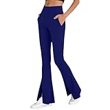 Women's Split Flare Leggings Workout Bootcut Yoga Pants...