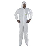 Cordova CPHBXL Defender White Microporous Coverall with...