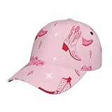Pink Cowgirl Boots Hat Baseball Cap Cotton Dad Hat...