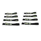 Yechiry 8Pcs Ski Brake Retainer Straps, Reflective...