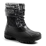 ALEADER Snow Boots for Women Winter Duck Mid-Calf Boots...