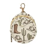 Western Cowboy Boots Cactus Print Pacifier Holder Case...