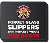 This Princess Wears Fire Boots Mouse Pad, Lady Fire...