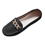 Womens Vegan Leather Loafers Comfort Step in Flats...