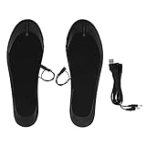 1 Pair Electric Heated Insole, USB Charging Heated Shoe...