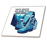 3dRose These Boots are Made for Hiking Mountain...