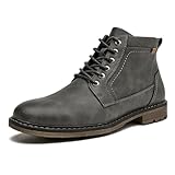 CLOWSE Men’s Casual Dress Ankle Boots with Zipper and...