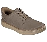 Skechers Men's Hyland Trainers, Dark taupe canvas, 11.5...