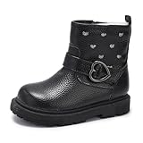 SIXXIN Girls Classic Ankle Boots Lace Up Side Zipper...