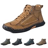 Sawbehind Leather Boots Mens Handmade Ankle Chukka...