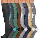 Iseasoo Copper Compression Socks 15-20 mmHg for Men &...