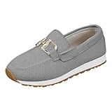 KAJXZ Women's Casual Loafers Lightweight Breathable Non...
