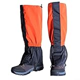 Waterproof Nylon Boot Gaiters for Hiking, Snow, Rain &...