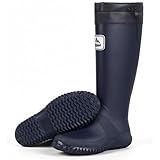 Furuian Rain Boots Women Tall Packable Garden Boots...