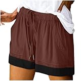 Women's Casual Drawstring Shorts with Pockets High...