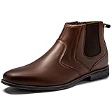 Holy dove Mens Coffee Matte Chelsea Dress Boots with...