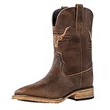 MacePhenoMelon Cowboy Boots For Men Square Toe Western...