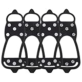 Healifty 2 Pairs Ice Cleats Snow Traction Crampons,...