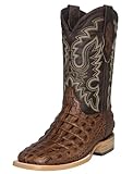 Texas Legacy Mens #110N Brown Cowboy Boots Alligator...