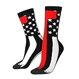 Qewfoju Crew Socks for Women Men Novelty Socks Soft...