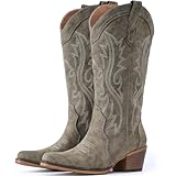 IUV Cowboy Boots For Women Western Cowgirl Boots with...