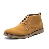 Bruno Marc Men's Chukka Camel Suede Leather Chukka...
