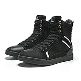BORLENI Motorcycle Boots Street Riding Shoes Anti-Slip...