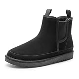 Bruno Marc Men's Winter Snow Boots, Suede Upper, Warm...