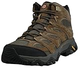 Merrell Men's Moab 3 Mid Hiking Boot, Earth, 11W
