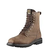Ariat Mens Cascade 8' Wide Square Toe Steel Toe Work...