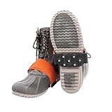 GGS Ice Cleats for Shoes & Boots – Non-Slip, Mid-Sole...