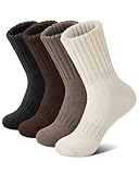Senker Fashion Boot Socks for Women, Thick Wool Winter...