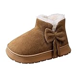 Brown Women Eye-Catching Casual Winter Versatile Cute...
