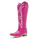 Women’s Extra Wide Calf Plus Size Knee High Western...