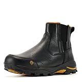 SUREWAY Mens Slip On Chelsea Work Boots for...