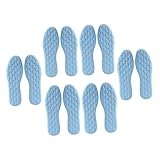 YARNOW 6 Pairs Blue 4d Pebble Non-Slip Shoe Insoles...
