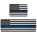 Kitchen Rugs and Mats Set of 2,Stripes and Stars...