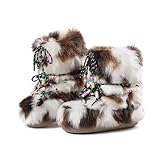 North Oak Women's Snow Boots Winter Furry Mid Calf...