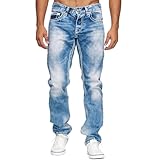 Men's Baggy Jeans Pants Stretch Wide Leg Bell Bottom...